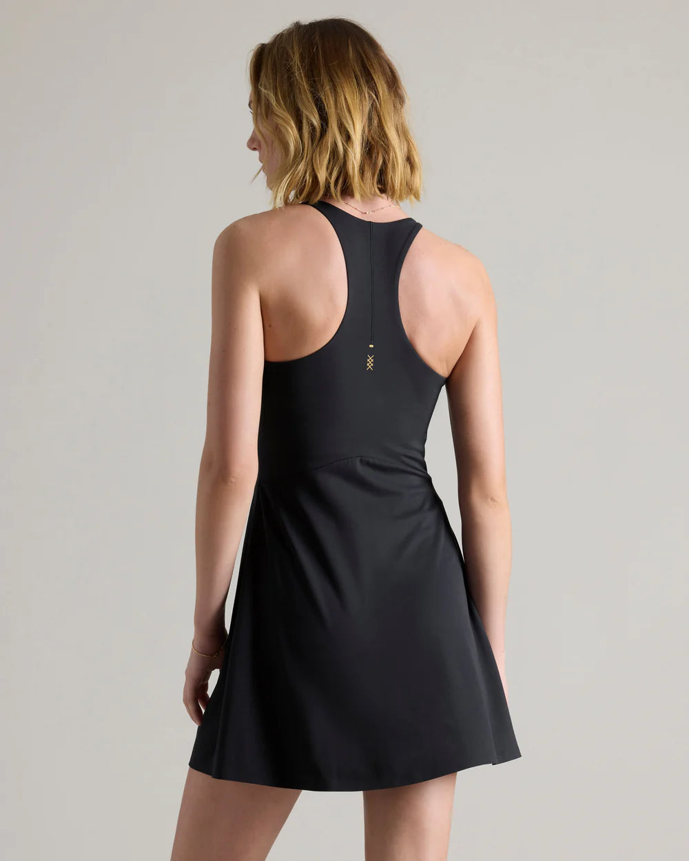 Course to Court Sport Dress- Black