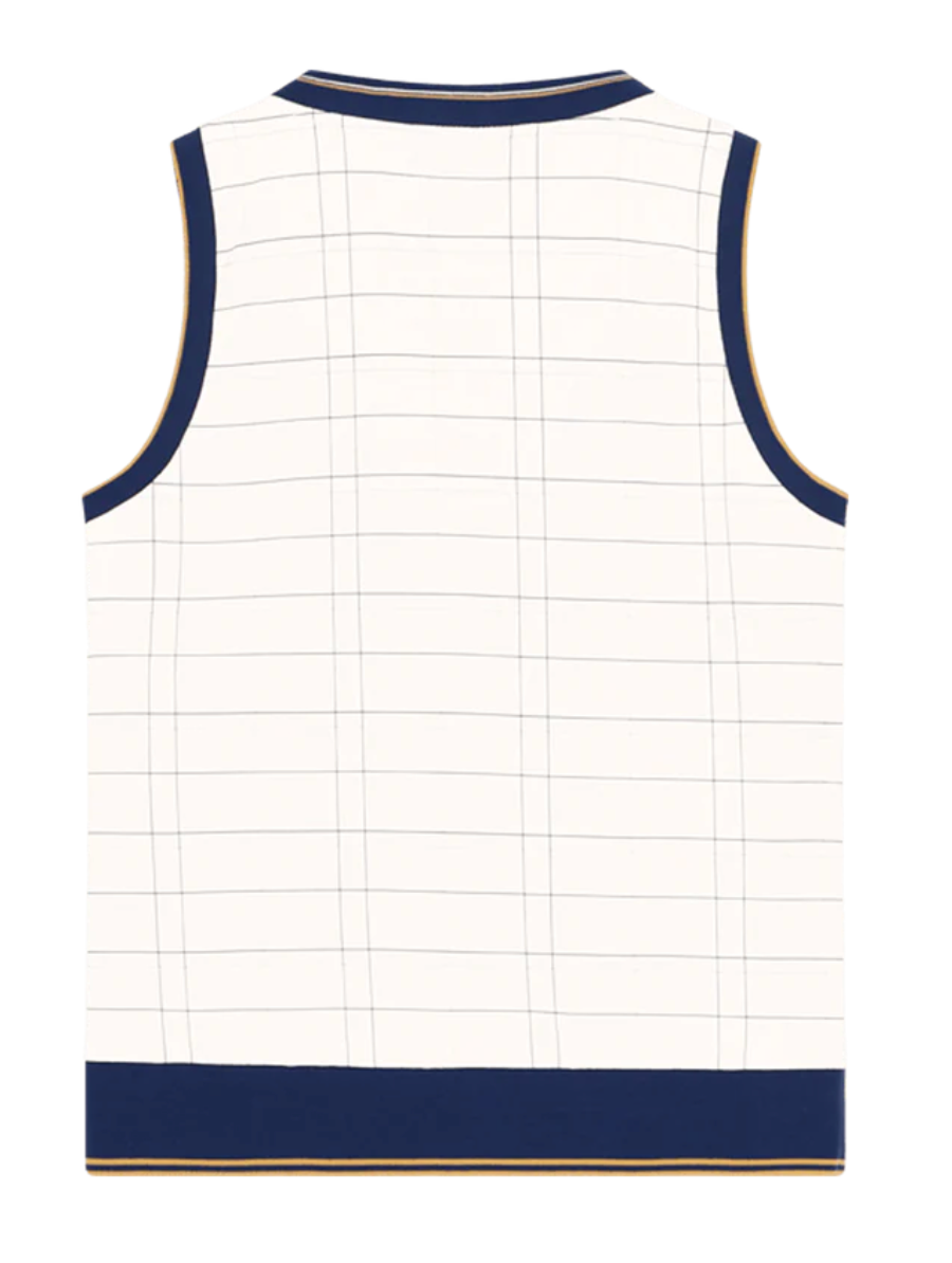 Emma Top-White/Blue