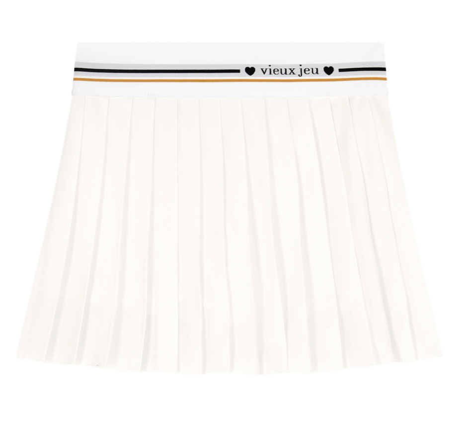 Chantal "love" skirt-white