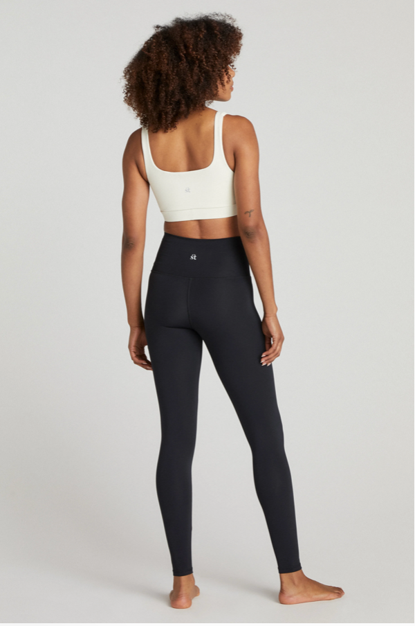 Kennedy Legging-Black/Off-White