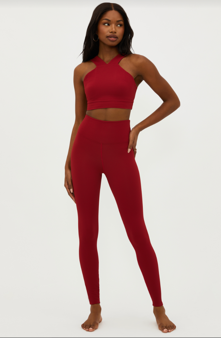 Piper Legging Rio Red Waffle