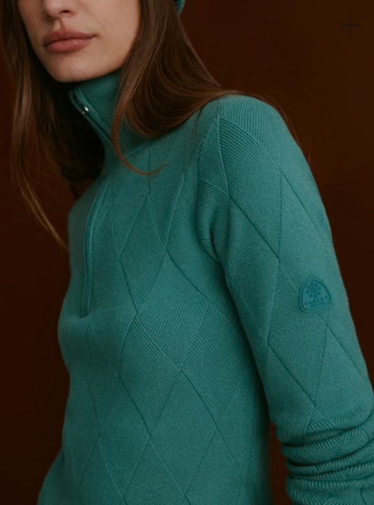 Lawson Half-Zip Knit- Deep Sea