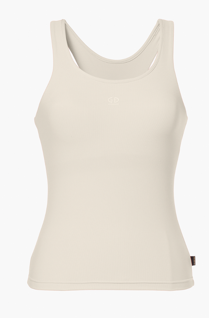 Manon Tank With Bra- Champange