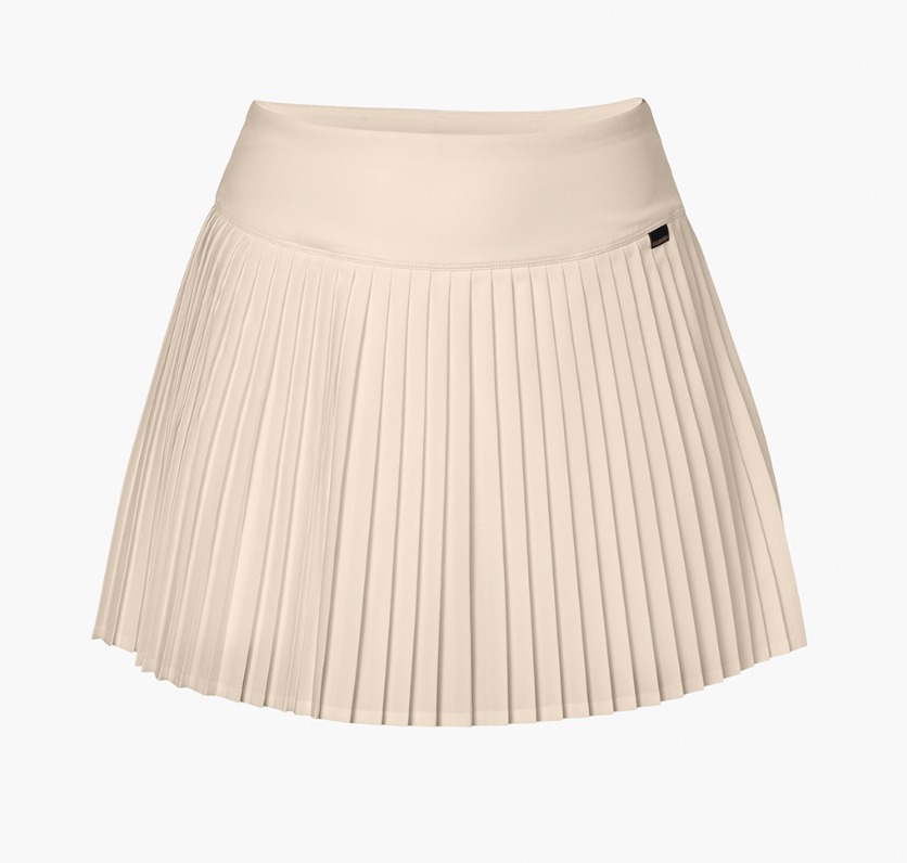 Plissé Skirt-Champange
