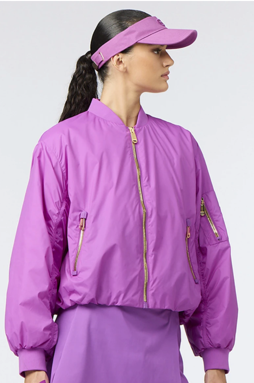 Isolana bomber jacket-Viola