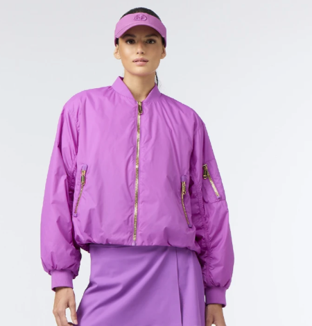 Isolana bomber jacket-Viola