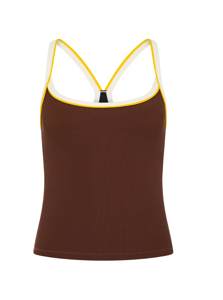 Rhythm Caleb Tank Top- Raisin