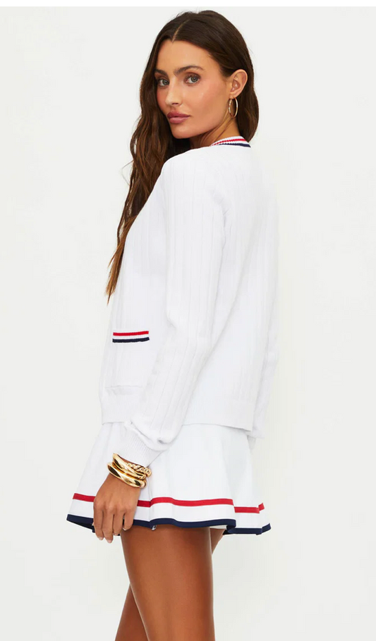 Ally Cardigan Heritage White