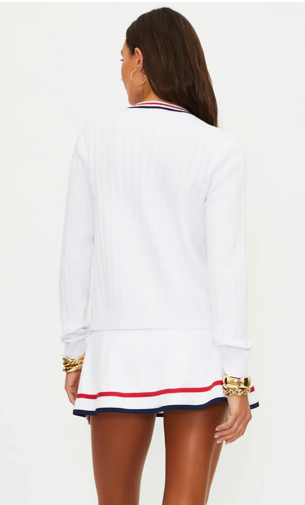 Ally Cardigan Heritage White