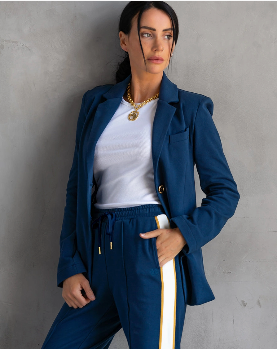 Morrison Interlock Blazer-Sailor