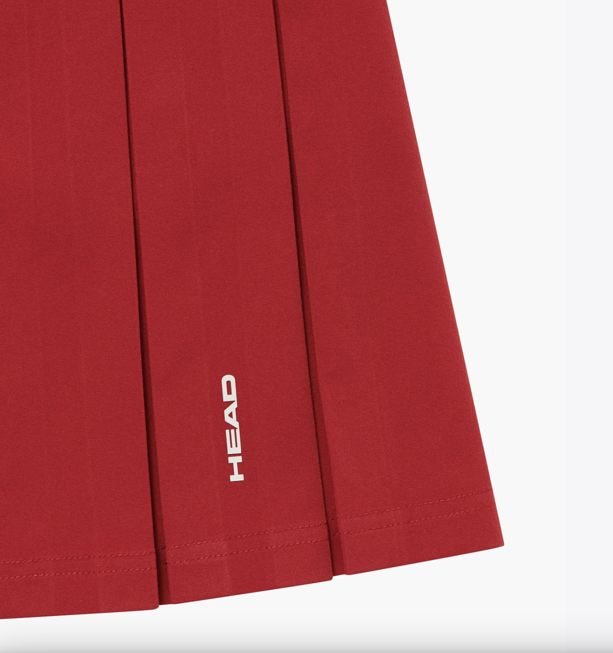 Pleated Skirt- Red