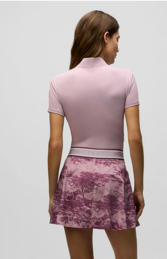 Halley Short Sleeve Quarter-Zip- Dawn
