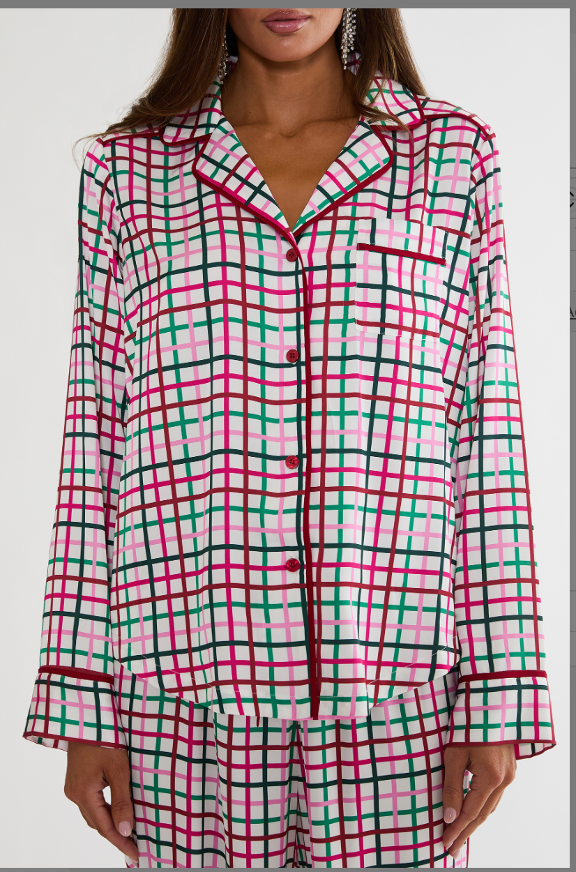 Livy & Connie PJ Set Sprinkle Cookie Plaid