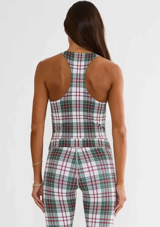 Yara Top- Frosted Pine Plaid