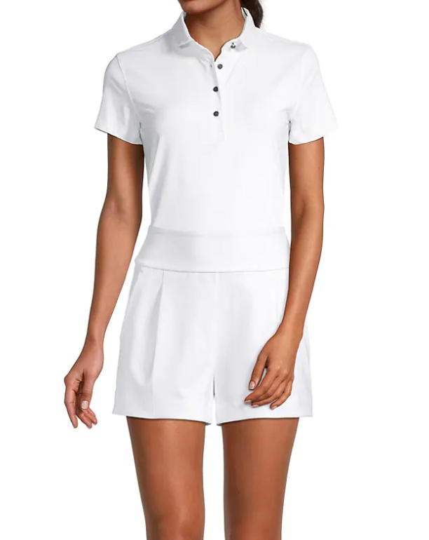 Greyson Scarlett Short Sleeve Polo - Arctic - Game Set
