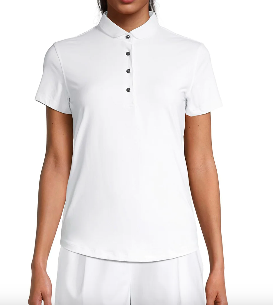 Greyson Scarlett Short Sleeve Polo - Arctic - Game Set