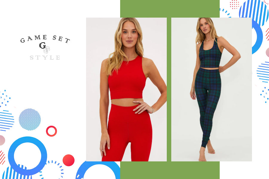 Matching Workout Set Patterned Elevate Your Wardrobe with Game Set Style’s Womens Matching Sets