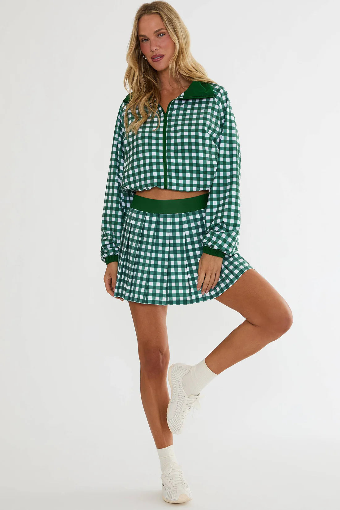Irina Skirt- Fairway Check