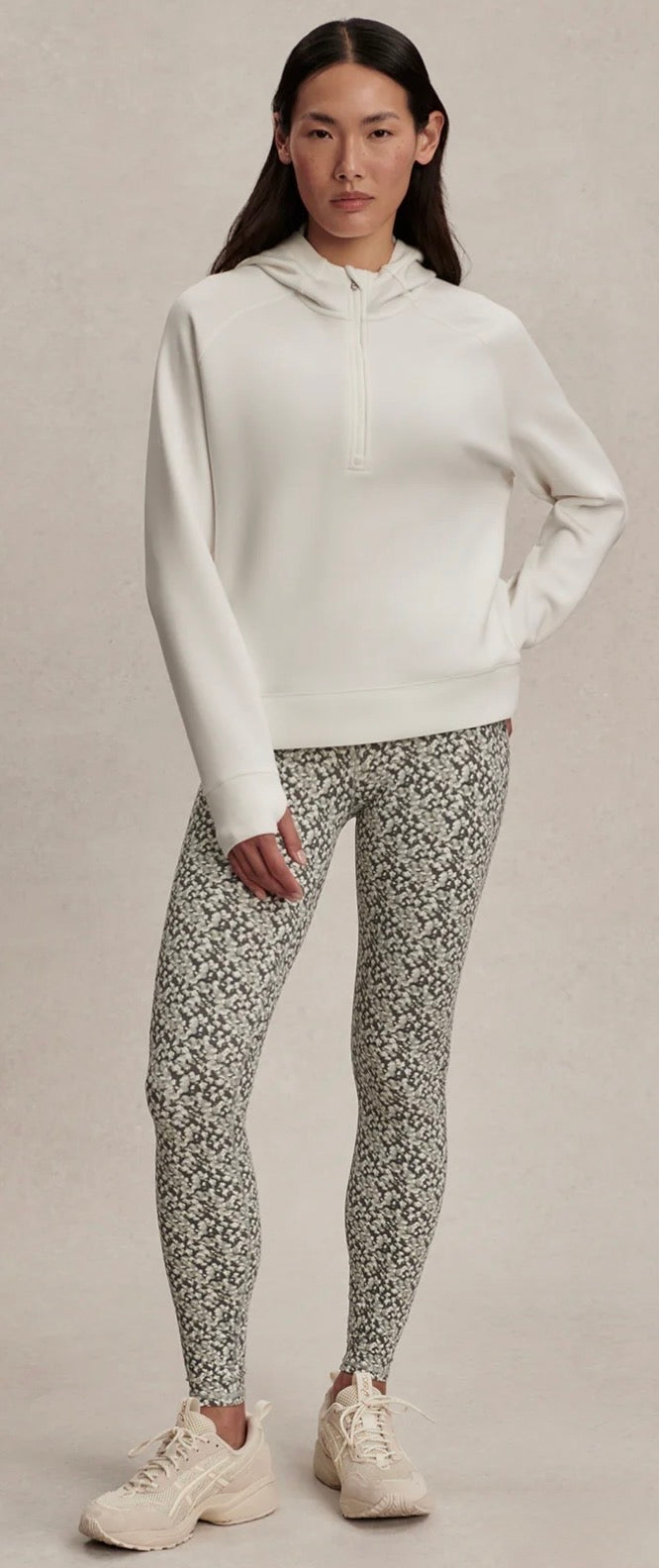 Karo Half-Zip Active Sweat-Snow White