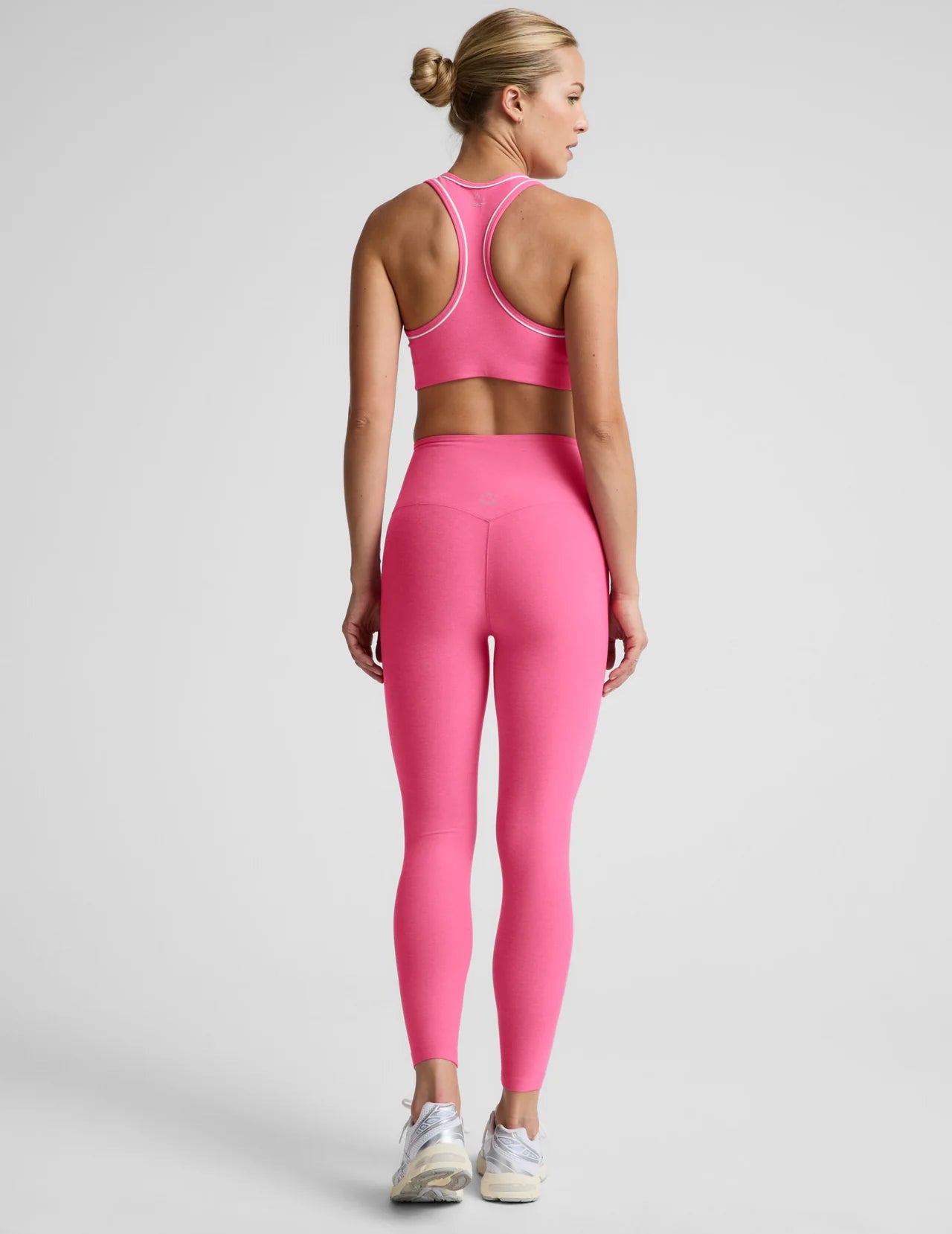 Spacedye™ Streamline Midi Legging-luscious pink heather