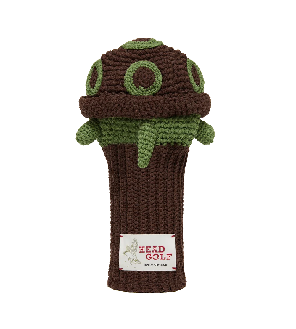 Turtle crochet golf cover