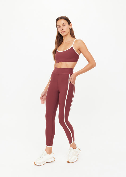 Samara 25in Midi Pant- sienna
