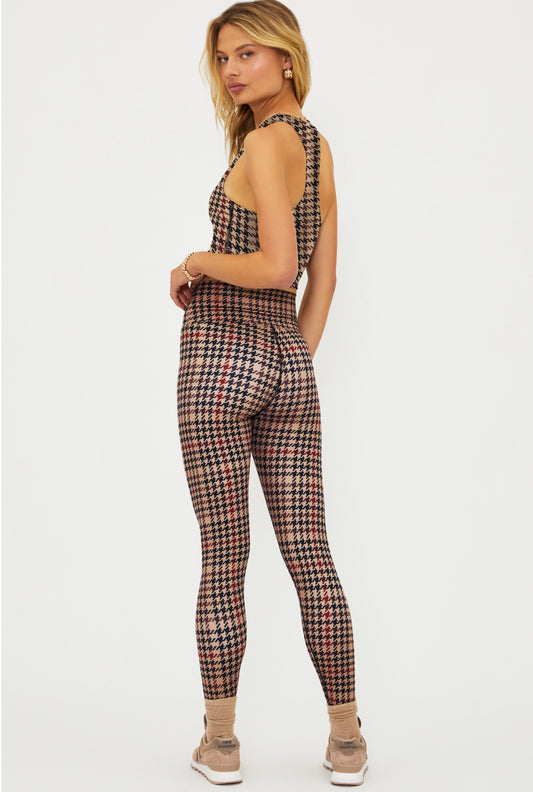 Piper Legging- Midnight Houndstooth