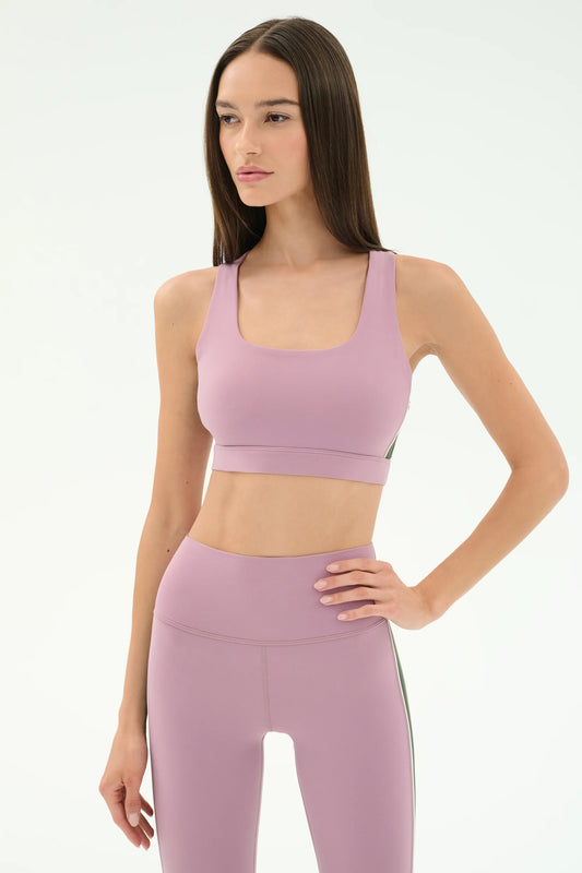 Lexi Rigor Bra- blush/military