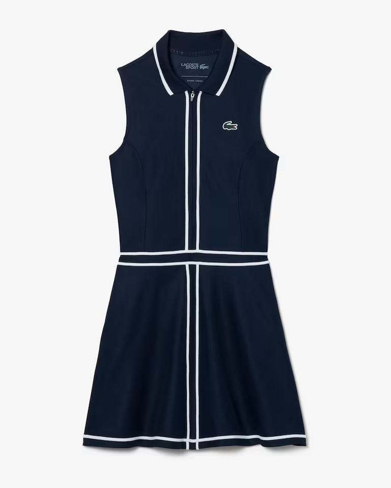Women's Ultra Dry Heritage Trim Golf Dress- Navy