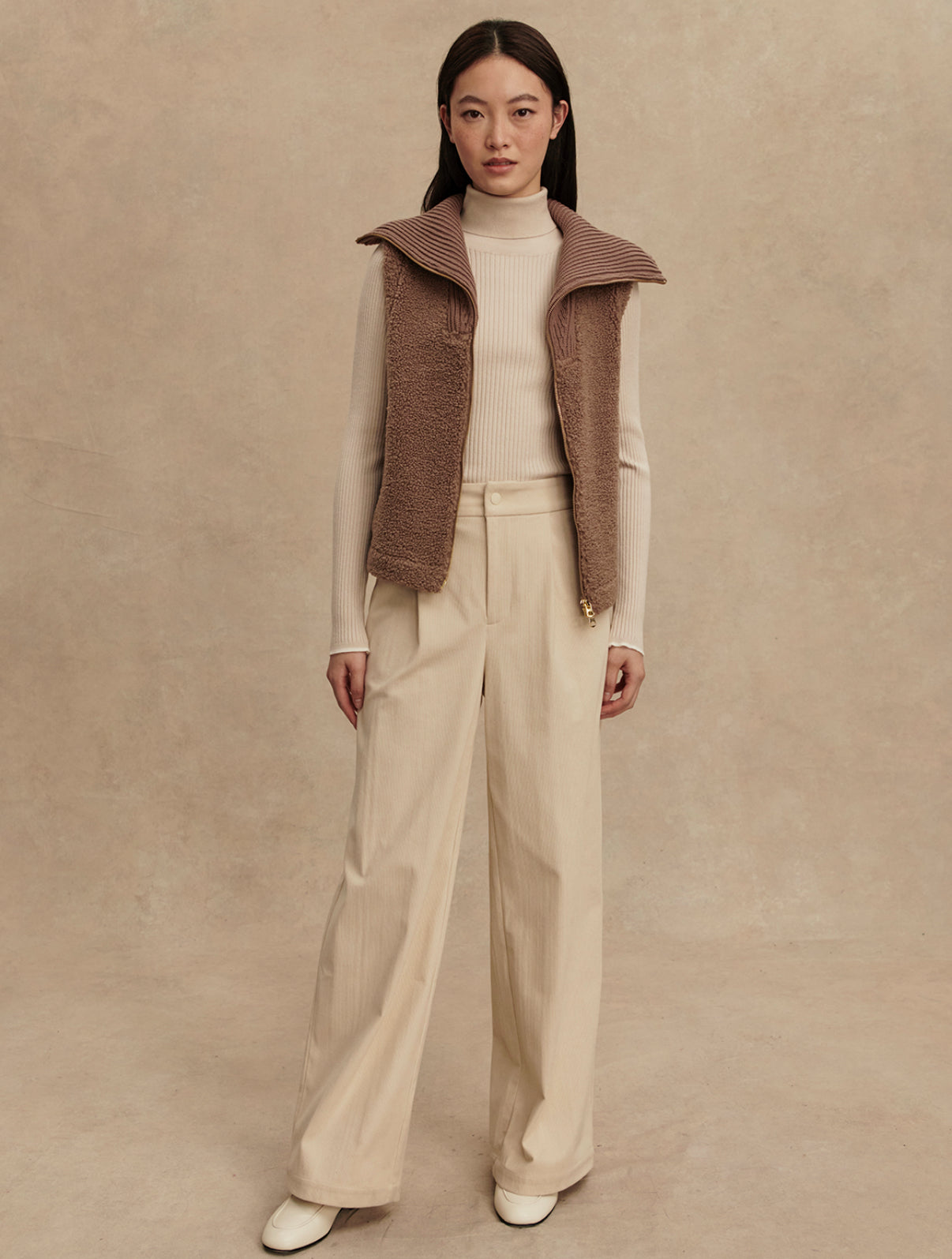Aspen Gilet- ash taupe