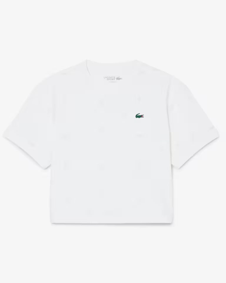 Oversized Ultra Dry Tennis T-Shirt- white