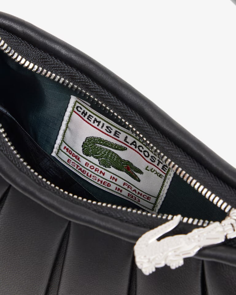 Mini Lenglen Leather Bag- Noir