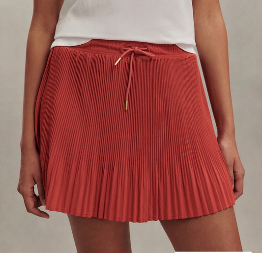 Davina High-Rise Skort 15"- baked apple