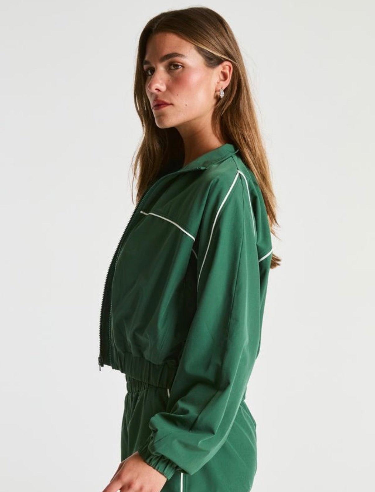 Year Tennis Windbreaker- Turf/White