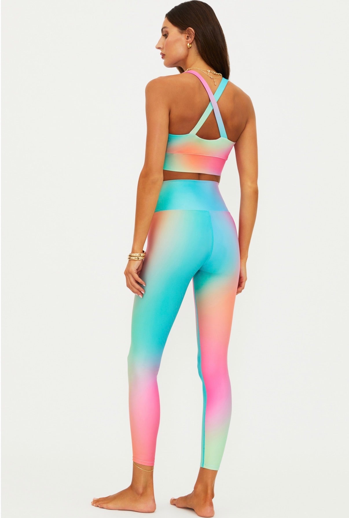 Mindy top- strawberry sunset ombré