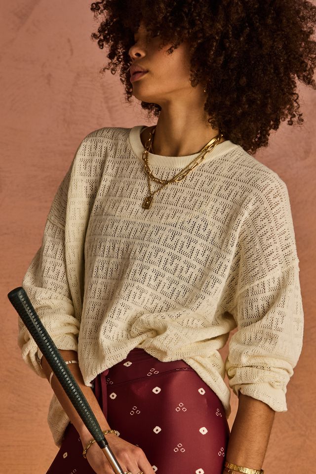 Chennai Yelena Knitted Top - Cream
