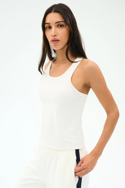 Mel Tank-White