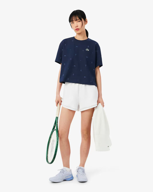Oversized Ultra Dry Tennis T-Shirt- navy