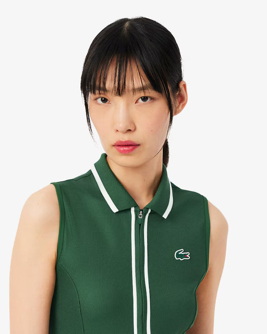 Women's Ultra Dry Heritage Trim Golf Dress- Green