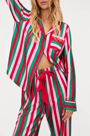 Livy Top & Connie Pant Set Ruby Stripe