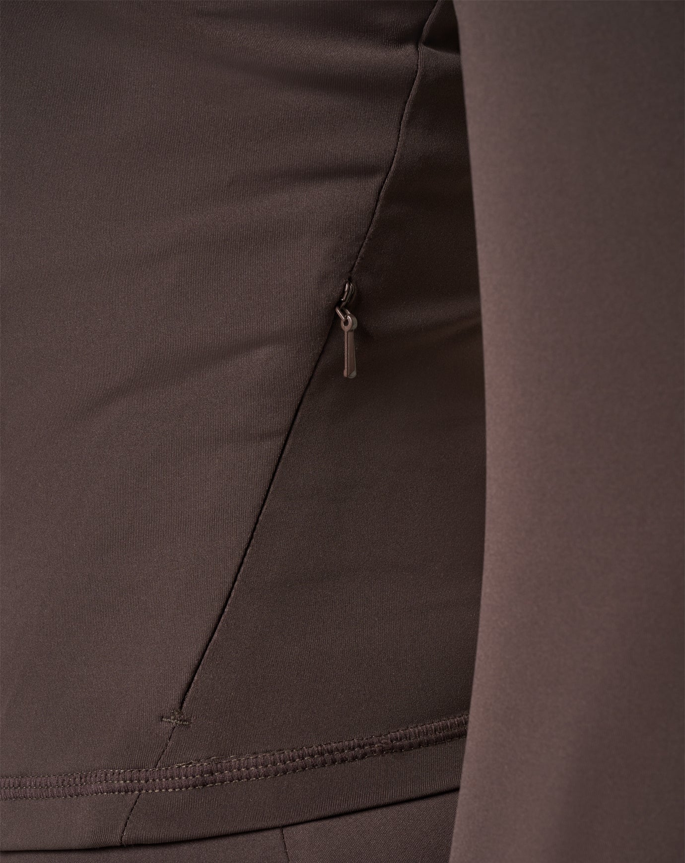 Moveknit Full Zip- Coffee Grounds