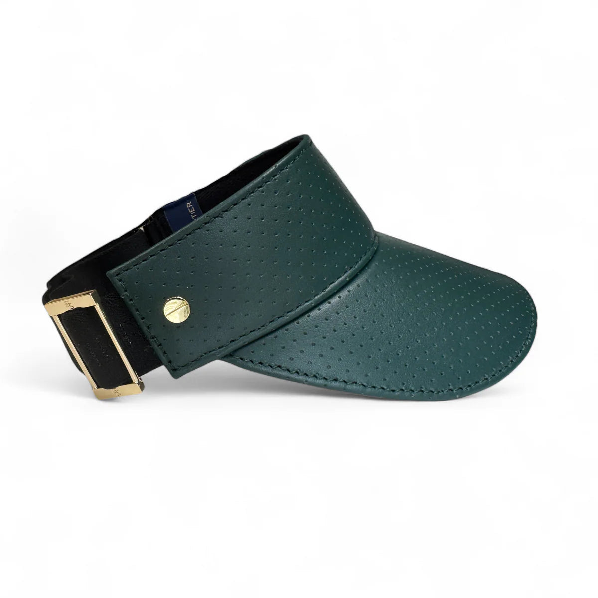 The Visor- Emerald/Black & Gold