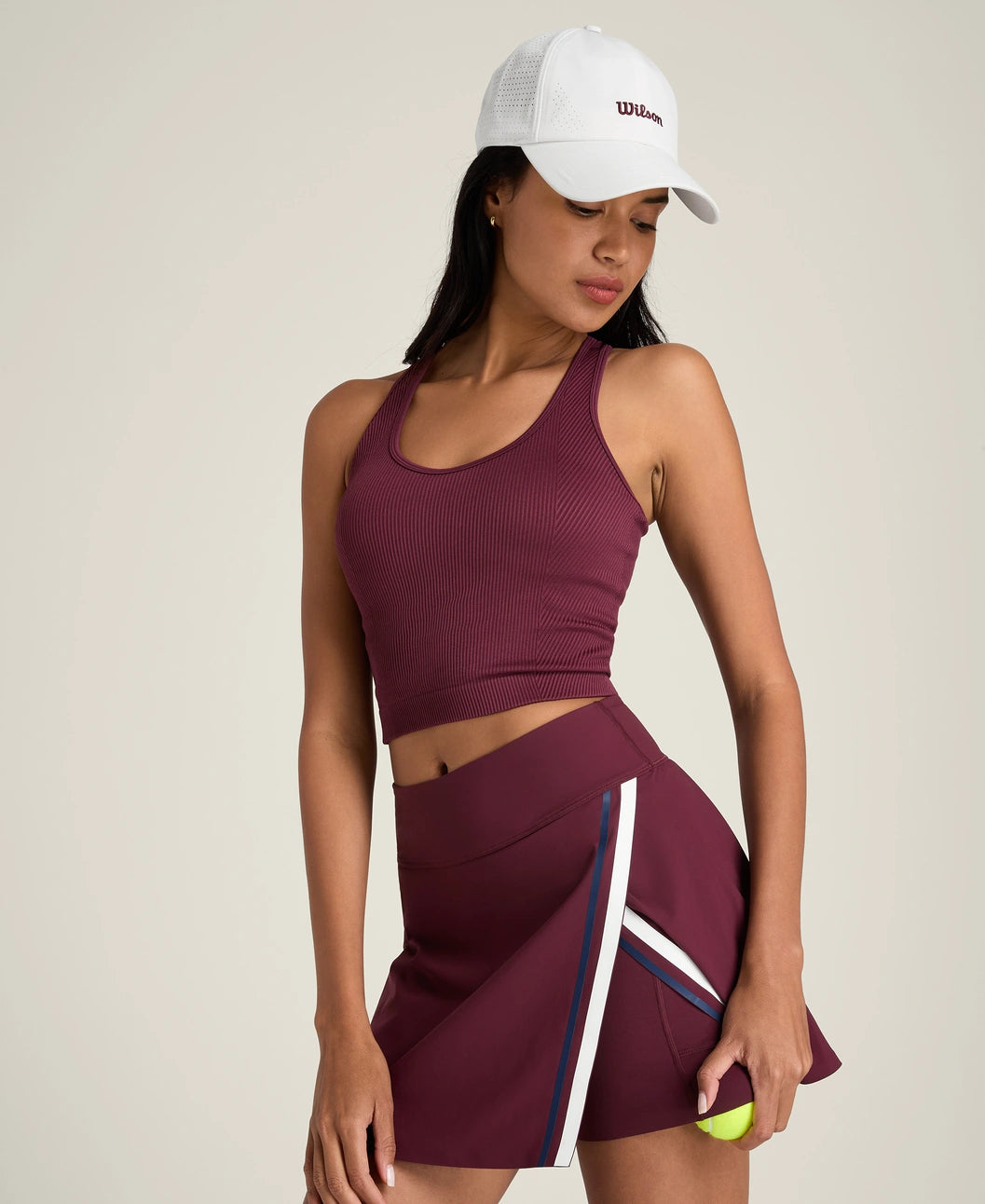 Slice Skirt- port royale/classic navy