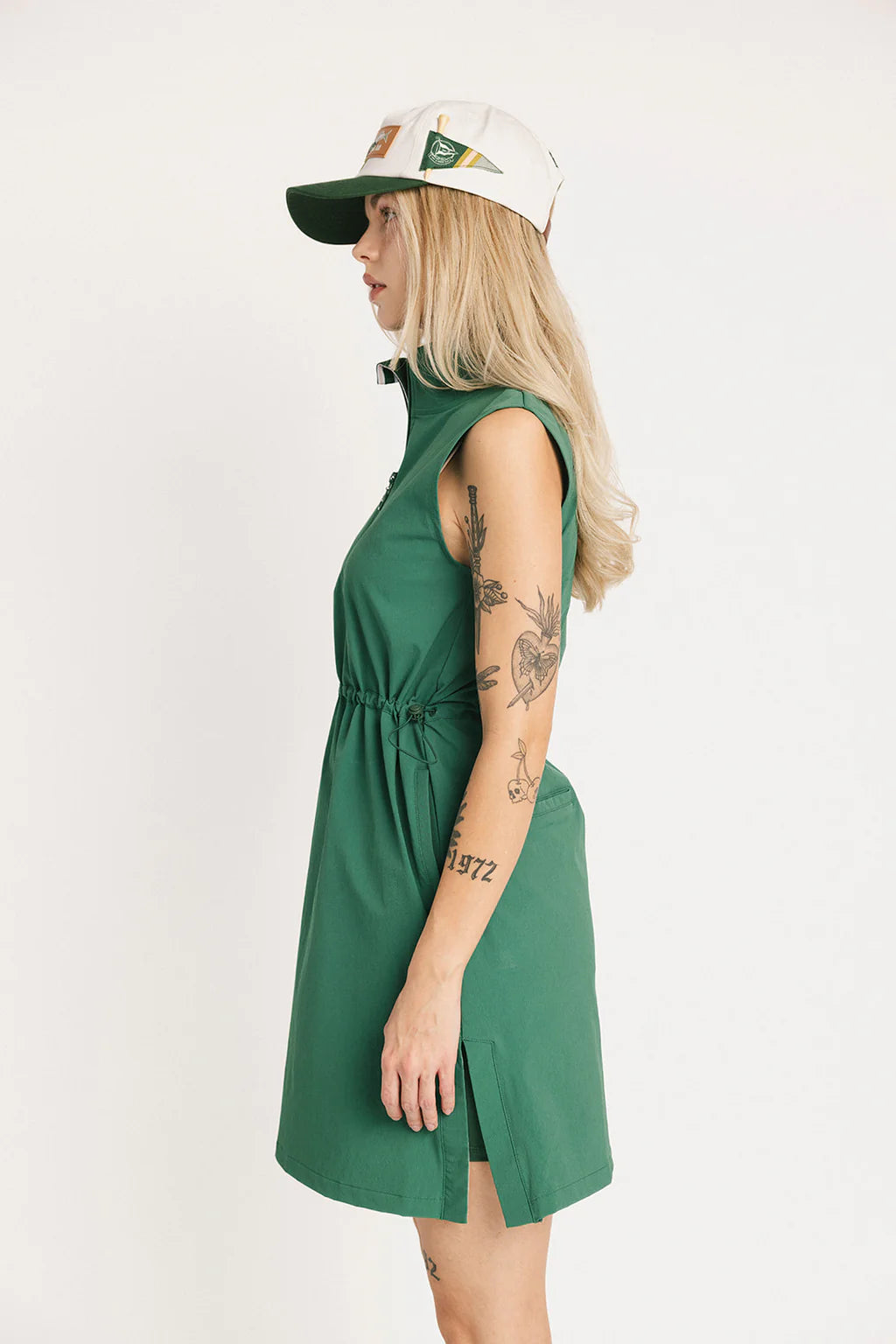 Anchor Dress- Green