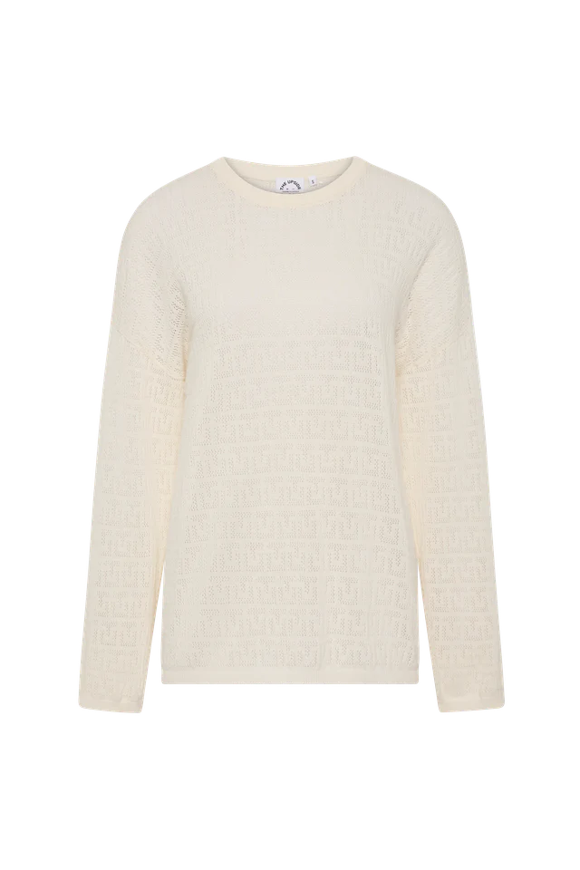 Chennai Yelena Knitted Top - Cream
