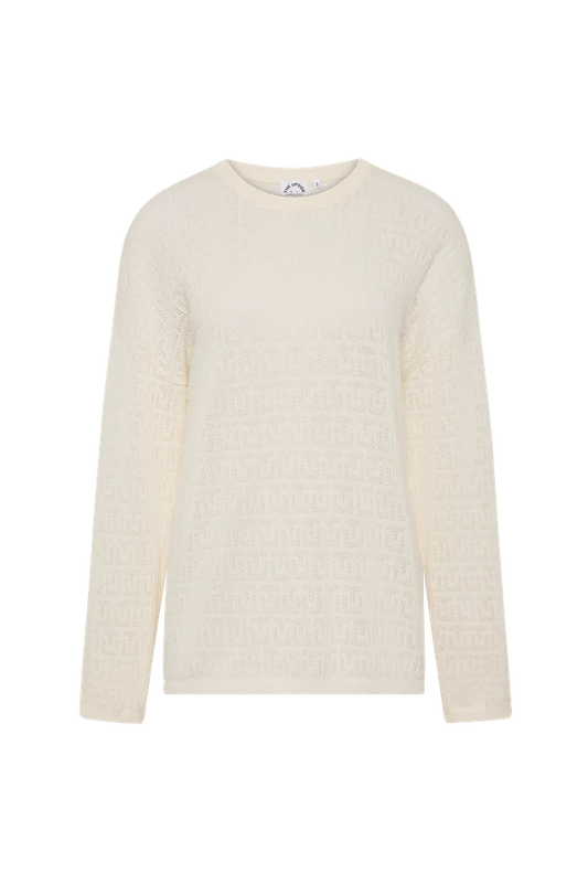 Chennai Yelena Knitted Top - Cream