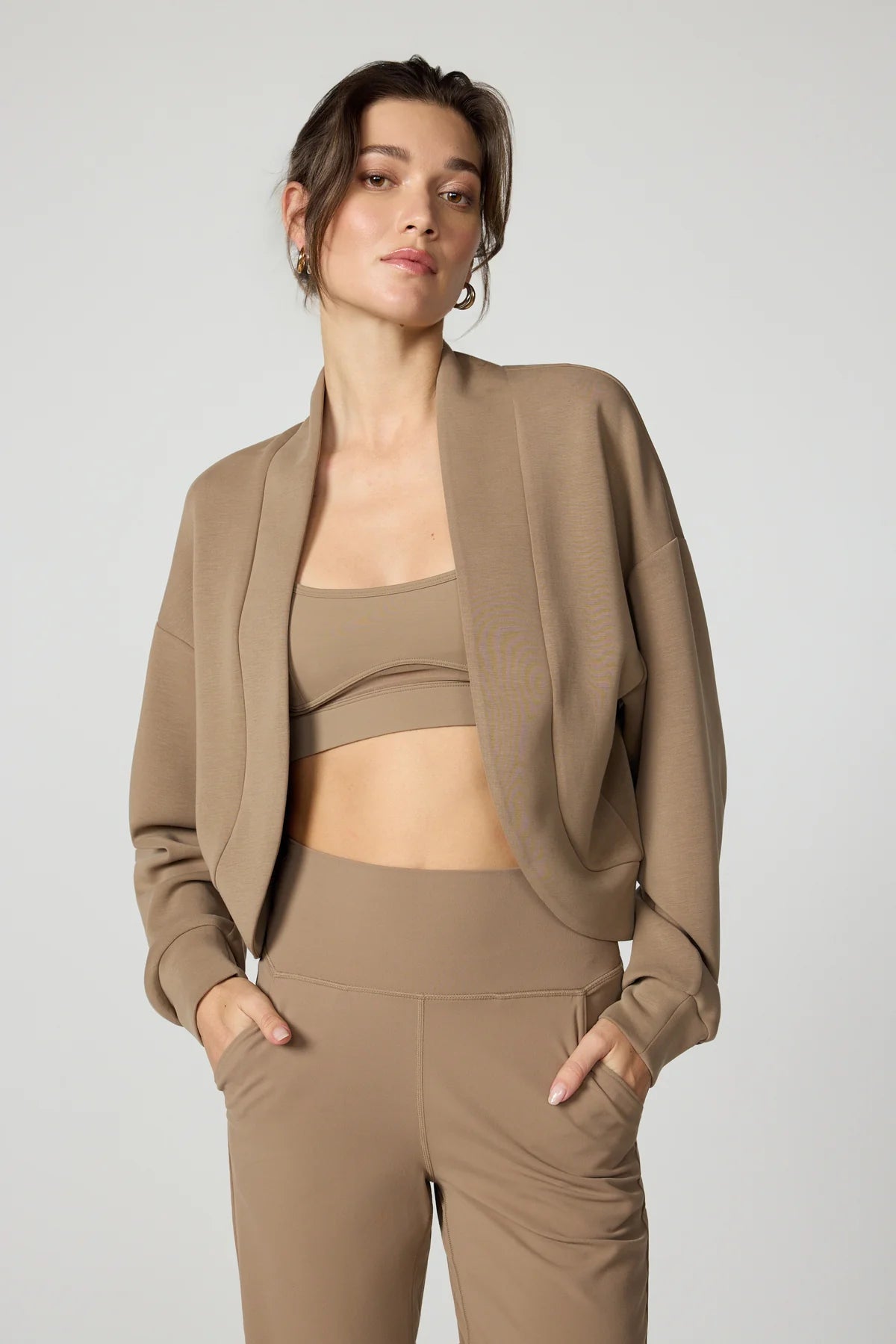 Dreamweave Shrug- Caribou