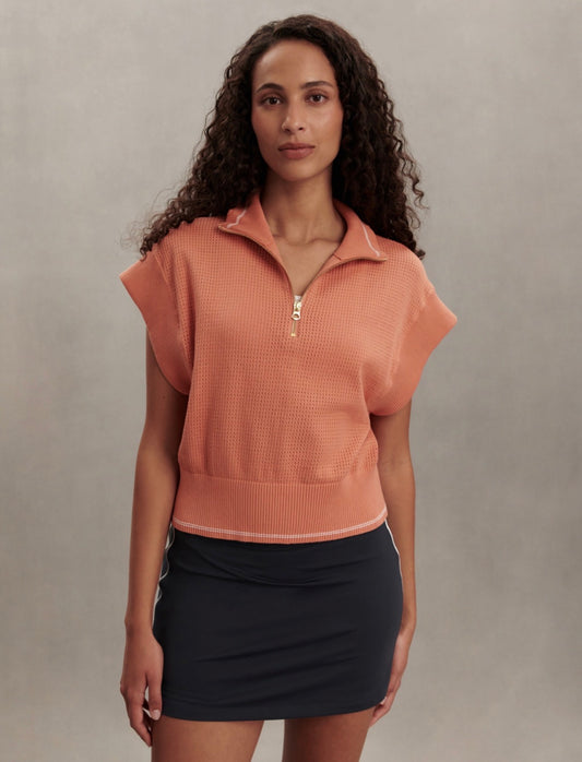 Fulton Cropped Knit- Sun Baked