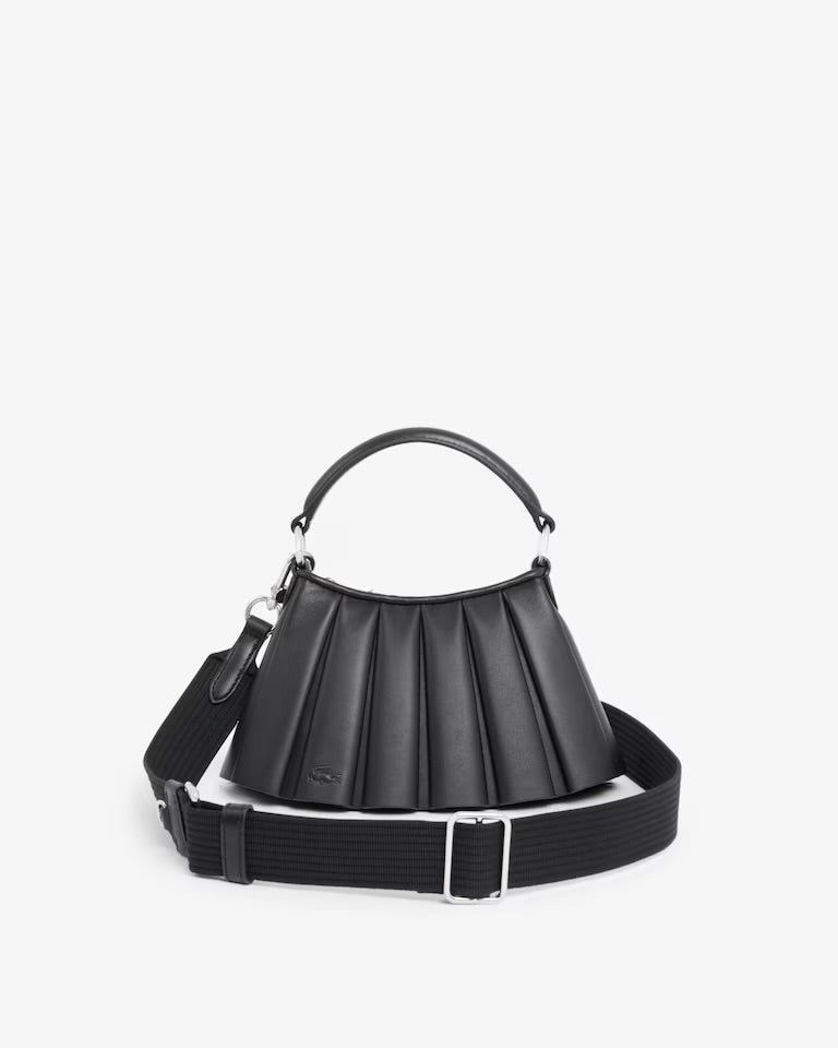 Mini Lenglen Leather Bag- Noir