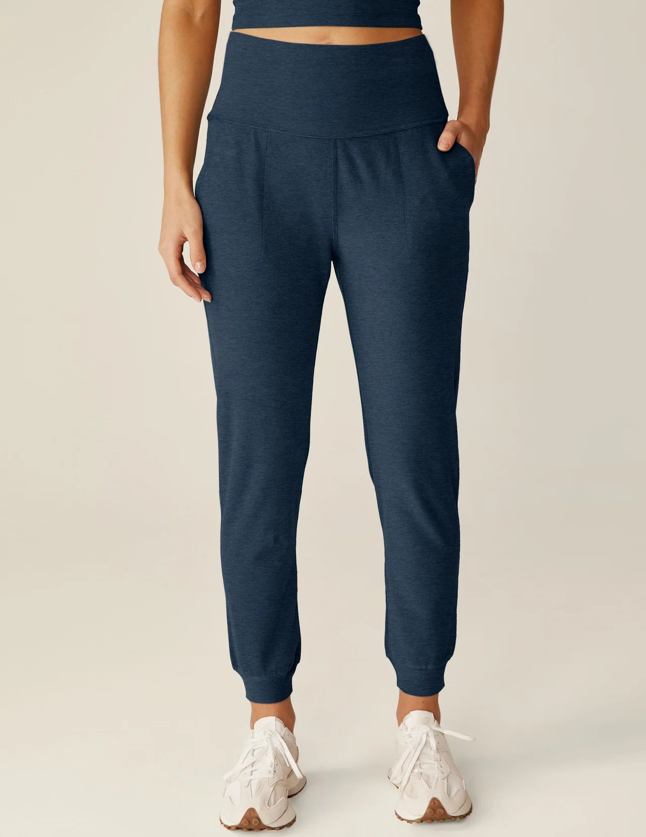 Spacedye Midi Jogger- nocturnal navy